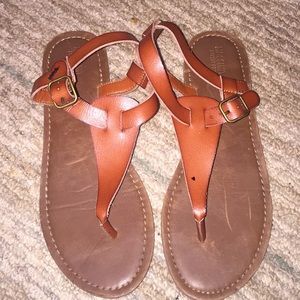 Brown sandals